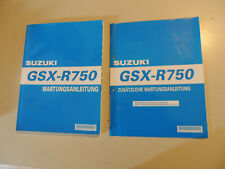 Werkstatthandbuch Reparaturanleitung + Erg. Suzuki GSX - R 750 Modellj 2000-2003