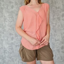 Chiffontop Top Bluse Ärmellos