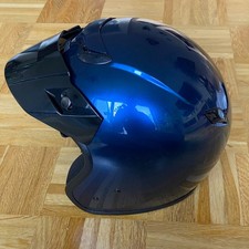 Motorradhelm Roller Motorrad Helm Jethelm Highway Größe M dunkelblau TOP Zustand