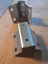 Montageblech Halter PV Trapez VA Winkelblech, 8 Stück