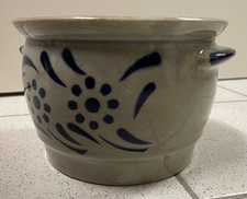 Schmalz-Topf, Steinzeug, Salzglasur (Handarbeit) aus dem Westerwald, 1 Liter