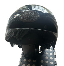 Vintage UVEX Biker-/Motorradhelm-Jethelm (Policehelm) lassic schwarz gebraucht