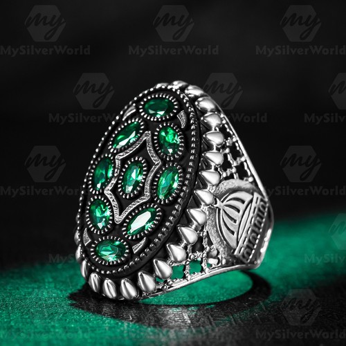 925 sterling silber grüne - 925,