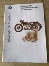 Original BMW Teilekatalog für historische Motorräder von 1948-1969 16 Seiten 