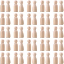 50 Stück DIY Holzfiguren zum