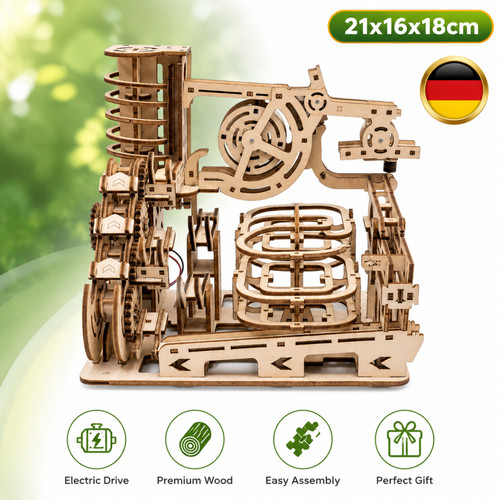 Puzzle murmelbahn kugelbahn - 3d,