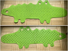 grüne Ikea Duschmatte/Badewanneneinlage Krokodil Patrull für Kinder