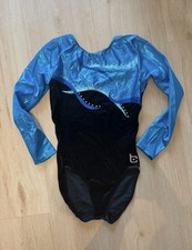 Turnanzug Damen / Schwarz Blau