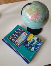 Globus und Weltatlas