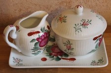 Milchkännchen Zucker Tablett