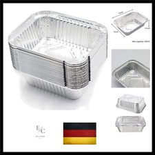 Grill Aluschalen Tropfschalen Grillschale Auflaufform - 25 Stück Einweg Schal...