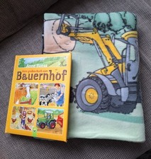 Fleece-Decke + Buch " Bauernhof "