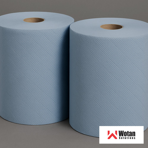 Putztuchrolle lagig blau - 2x, 2-lagig
