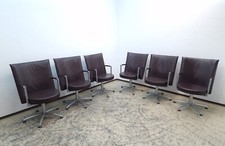 Erik Jorgensen EJ 70 Sessel Set Foersom Designersessel Drehsessel Stuhl #0504