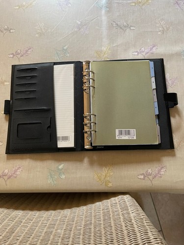 Filofax city schwarz echt - filofax,