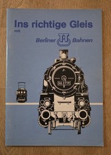 DDR Katalog "Ins richtige Gleis mit Berliner TT Bahnen"  1980 Modelleisenbahn