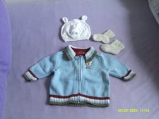BABY - SACHEN -STRICKJACKE , MÜTZE , Socken - Gr. 56 und 68- s.OLIVER, BABY CLUB