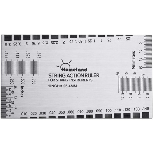 Gitarren lineal edelstahl - gitarren,