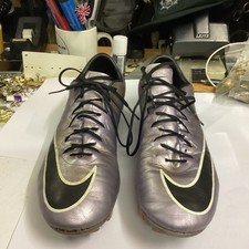Nike Mercurial, Fussballschuhe, silber/schwarz, gebraucht