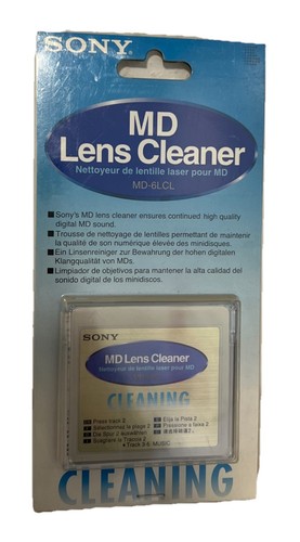 Sony minidisc lens - lens, cleaner