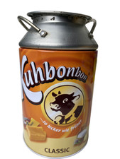 Kuhbonbon Spardose Sammler Aufbewahrung Leer Sammel Dose Blechdose Sparschwein