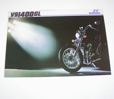 Prospekt / Broschüre Suzuki VS 1400 GL Intruder - Ausgabe 1986