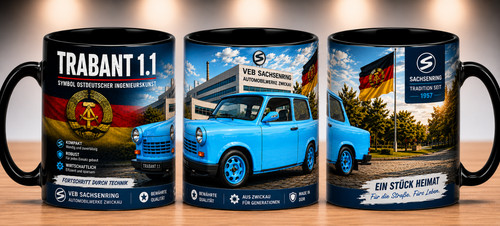 Trabant tasse schwarz - 1.1,