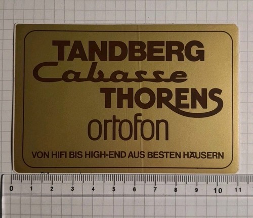 Aufkleber sticker tandberg - sticker,