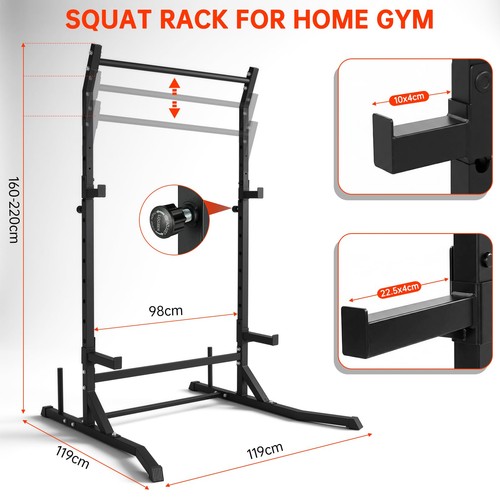 Squat rack power mit - rack,