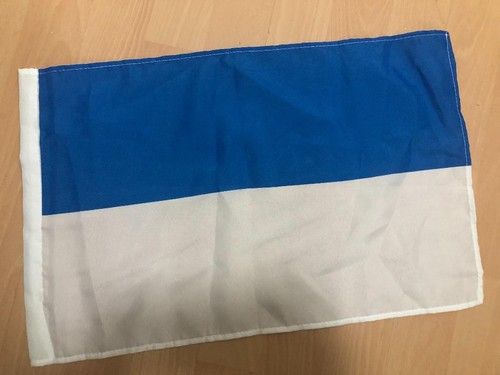 Blau weiss weisse fahne flagge - weiss,