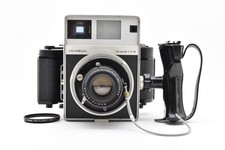 [EXC+5] Mamiya Universal Press Filmkamera Sekor 100 mm f/3,5 Objektiv 6 x 9 a...