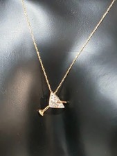 10K massives Gold Martini Glas