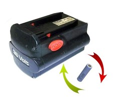 Reparatur Zellentausch  Hilti B36/2,4 Akku 36 V mit 3.0 Ah NiMh Panasonic Zellen