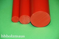 PVC Rundstab Stab Ø 10 mm Stange Länge 1000 mm Rot Kunststoff Rundmaterial