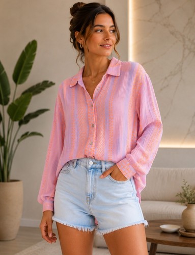 Neu musselin bluse hemd made - musselin,