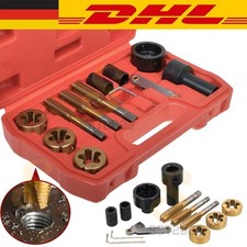 Gewindebohrer-Schneideisen-Satz für Radmuttern Bolzen Gewindeschneider M12 - M14