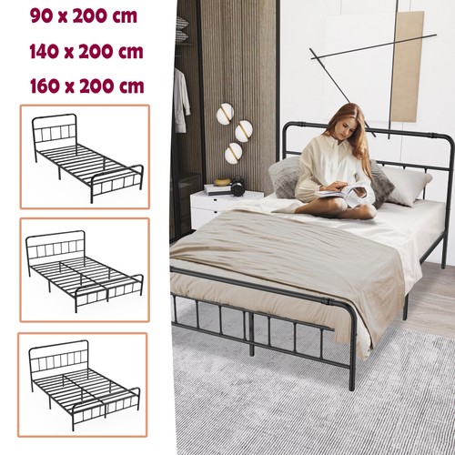 Klappbar metallbett mit kopf - mit,