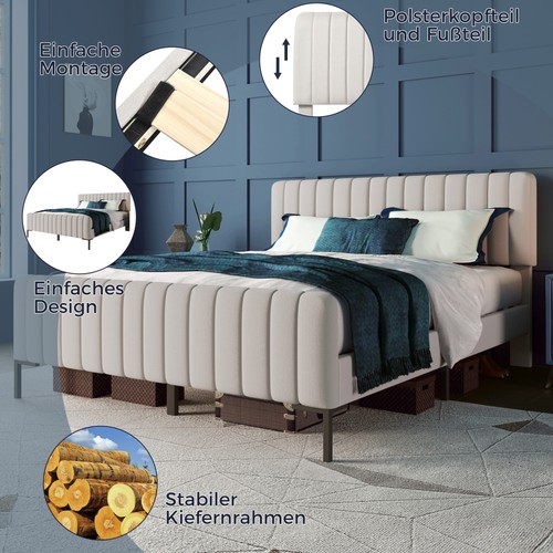 Polsterbett boxspringbett - polsterbett,