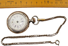 Vintage Taschenuhr Silber 800 Cylindre 6 Rubis