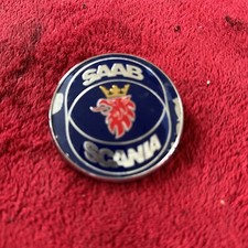 Saab Scania 95 9-5 9600 98-00my Limousine Hinten Kofferraum Emblem Blau 4833638