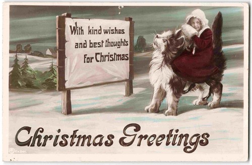 Weihnachtsmädchen reitet