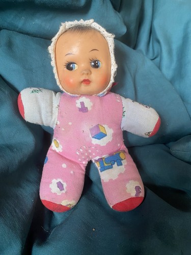 Vintage stoffpuppe mit - vintage-stoffpuppe,