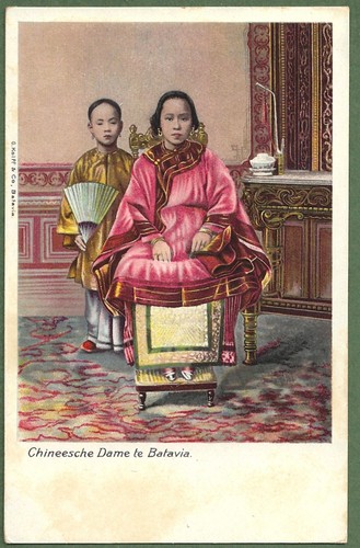 Chinesische dame batavia - chinesische, in