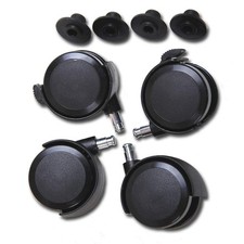 babybay Parkett Rollensatz schwarz für alle Modelle 4er Set mit Feststellern NEU