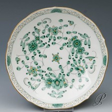 Meissen 1 Schälchen im Dekor reiche Indische Malerei grün