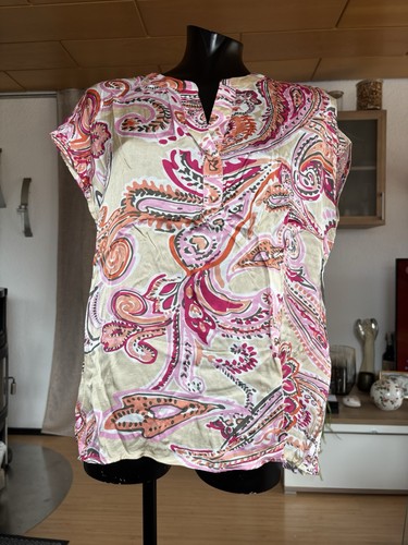 Bunte satin bluse - satin,