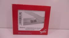 Herpa Zubehör 1:87 - 12 Metallplättchen für Container - 053310