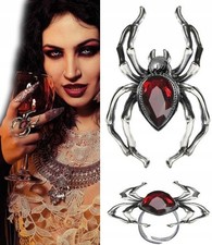 Hexenring Silber SPINNE mit