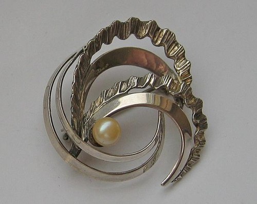 Perlenbrosche brosche perlen - perlenbrosche,