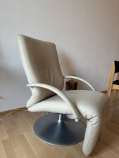 Rolf Benz Leder Sessel Beige